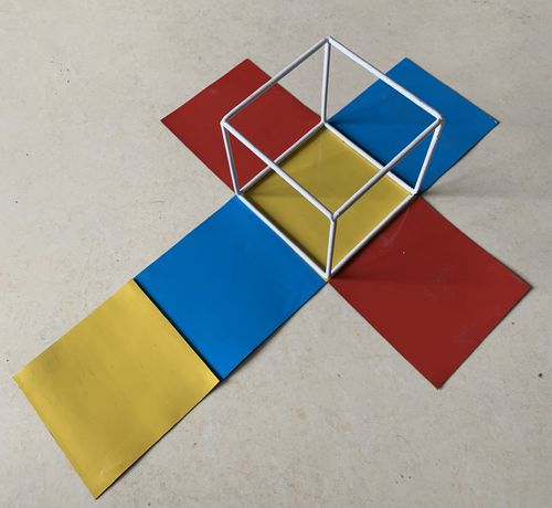 厂家直销数学立体几何模型 数学教具 立体长方体正方体演示教具